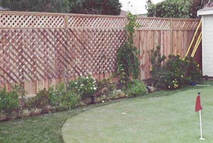Reconstruction of fence completed